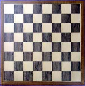 Gibson s Wood Veneer Chess Board 40mm Squares