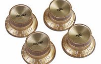Top Hat Knobs for Electric Guitar Gold