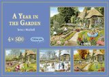 Gibsons Games Gibsons Puzzle - A Year in the Garden (4x500 pieces)