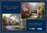Gibsons Games Gibsons Puzzle - Beyond Summer Gate and Victorian Garden - 2 Puzzles in a Box (500 pieces each)