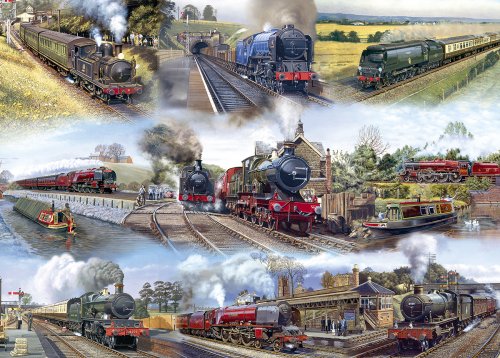 Gibsons Games Gibsons Puzzle - Memories of Steam (1000 pieces)