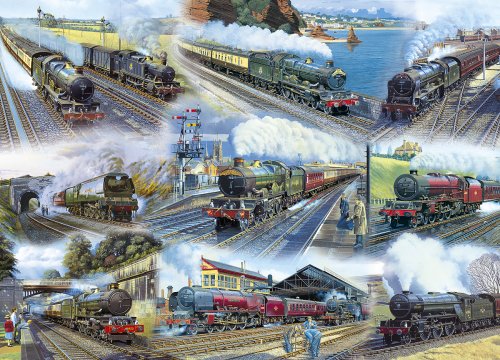 Gibsons Games Gibsons Puzzle - The Age of Steam (1000 pieces)