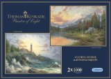 Gibsons Games Gibsons Thomas Kinkade Clearing Storms and Evening Majesty jigsaw puzzle. (2 x 1000 pieces)