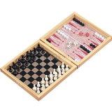 Gibsons Games Magnetic Chess and Backgammon