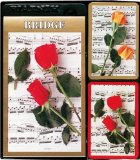 Gibsons Games Piatnik Playing Cards, Music and Roses Bridge Set