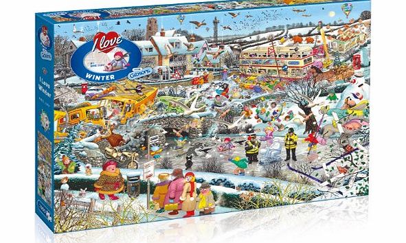 Gibsons I Love Winter Jigsaw Puzzle 1000 Pieces