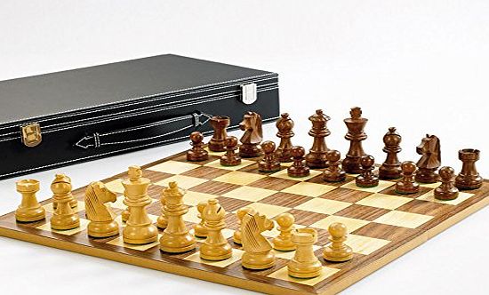 Gibsons Staunton Delux Carved Wooden Chess Set