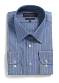 Gieves and Hawkes Blue On Blue Fancy Stripe