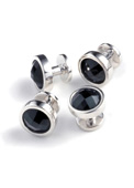 Gieves and Hawkes CRYSTAL CUFFLINK and STUD SET
