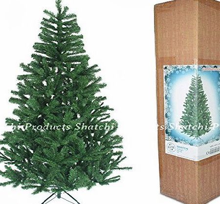 Gift 4 All Occasions 6ft Christmas Tree GREEN 550 Pines Artificial Tree with Metal Stand