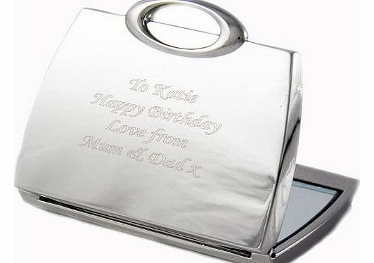 Gift Cookie Personalised Handbag Compact Mirror