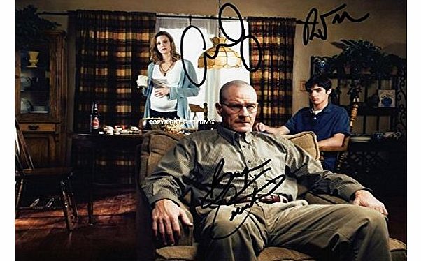 GIFTEDBOX LIMITED EDITION BREAKING BAD CAST SIGNED PHOTO   CERT PRINTED AUTOGRAPH SIGNATURE SIGNED SIGNIERT AUTOGRAM WWW.GIFTEDBOX.CO.UK