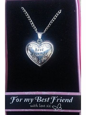 Best Friends Love Locket Gift Boxed Pendant , Birthday, Christmas, Any Occasion Gift