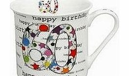 Happy 60th Birthday Hundreds and Thousands Fine Bone China Mug