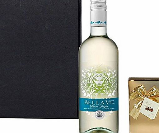 Gifts2Drink Italian White Wine amp; Chocolates Gift Set with Hand Crafted Gifts2Drink Tag