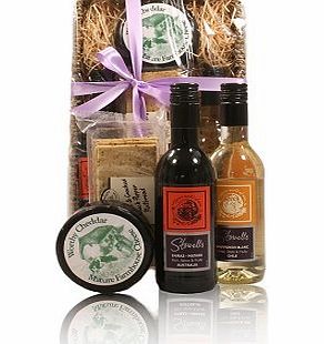 GIFTS2THEDOOR Wine And Cheese Gift Basket