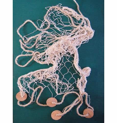 Giftworks Decorative Fishing Net with Cork Floats, 150cm x 100cm