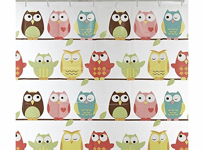 Giftworks Owl Shower Curtain