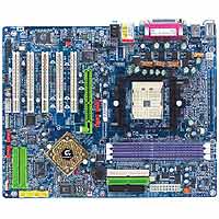 Gigabyte GA-K8NSPro nForce3 250 Skt 754 800FSB DDR400 SATA RAID GB LAN 6ch Audio USB2 F/wire ATX