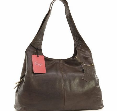 Gigi Organiser Shoulder Bag - Othello - Dark Brown