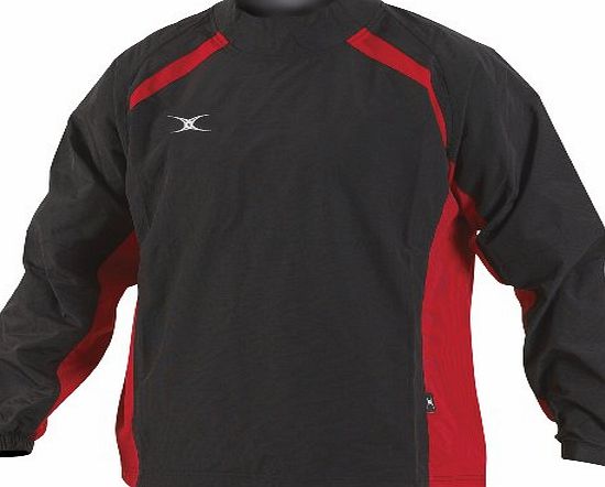 Gilbert  Mens Jet Training Jacket, Black/Red, S
