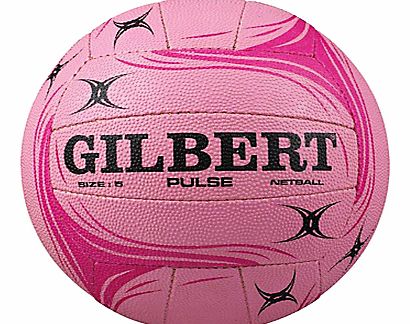 Gilbert Pulse Training Netball, Pink, Size 5