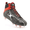 GILBERT Sidestep Black/Red 6 Stud Hi Cut Junior