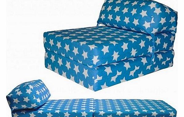 JAZZ BLUE STARS Single Chair Bed