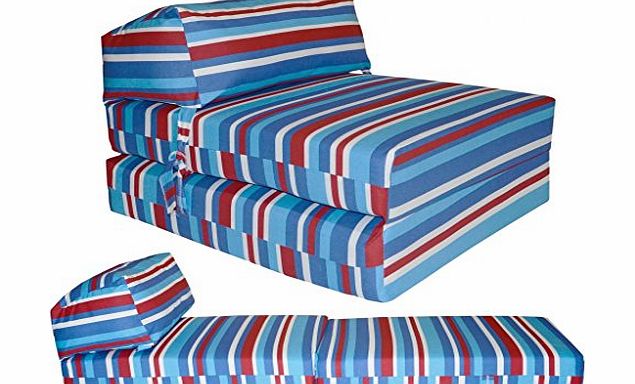 Gilda JAZZ MULTI STRIPE Single Chair Bed