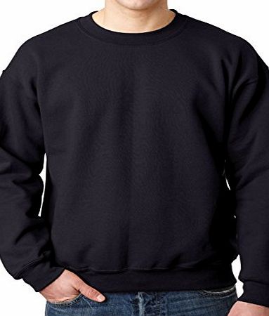 GILDAN  Heavy Blend Unisex Adult Crewneck Sweatshirt (S) (Navy)
