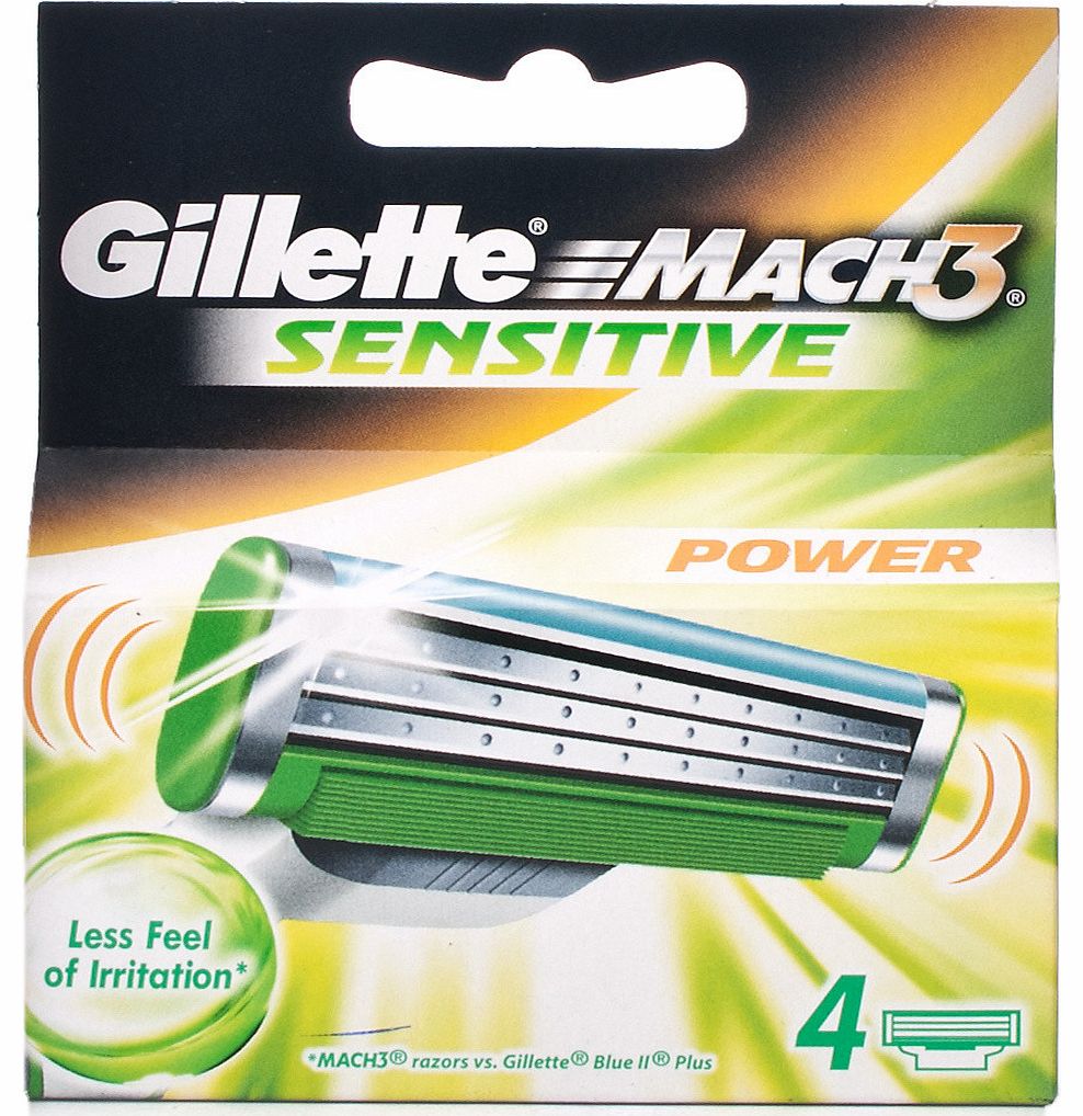 Gillette Mach 3 Power Blades Sensitive