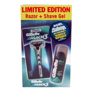 Gillette MACH 3 Razor - Limited Edition with Shave Gel - size: Single