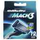 Gillette MACH3 BLADES X12