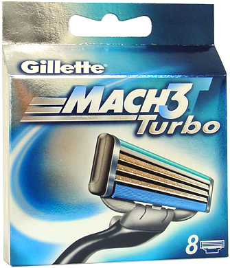 Gillette Mach3 Turbo Blades 8s