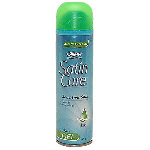 Gillette Satin Care Lady Shave Gel Sensitive - size: 200ml