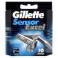Gillette SENSOR EXCEL BLADES 10S