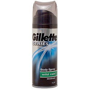 Gillette Series Body Spray Wild Rain - size: 150ml