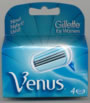 Gillette Venus Replacement Blades (4 Pack)