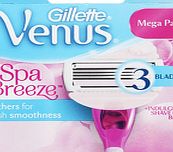 Gillette Venus Spa Breeze Razor Blades 8 Pack