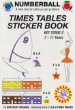 Gillian Brookes Numberball Times Table Sticker Book KEY STAGE 2