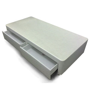 Giltedge Luxury White Quilted 3FT Single Divan