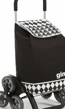 Gimi Tris Shopping Trolley - Black