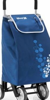 Gimi Twin Shopping Trolley - Blue