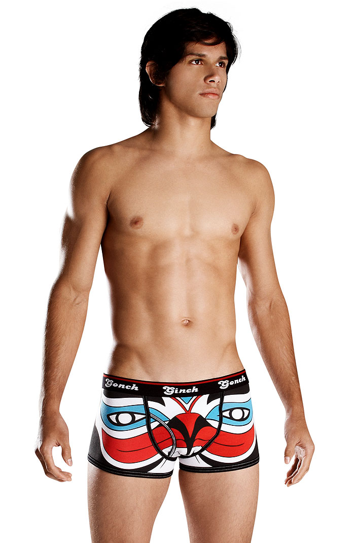 Ginch Gonch Totem Poles Owl Sports Shorts by Ginch Ginch