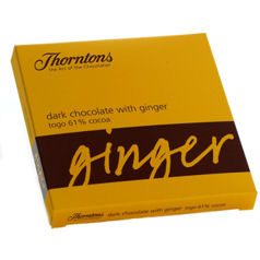 Ginger in Dark Chocolate Block