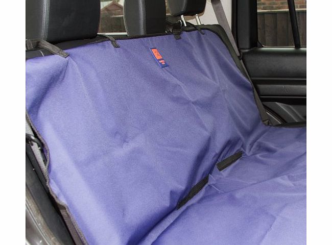 Universal Waterproof Protective Rear Car Seat Cover Navy Blue (one size)