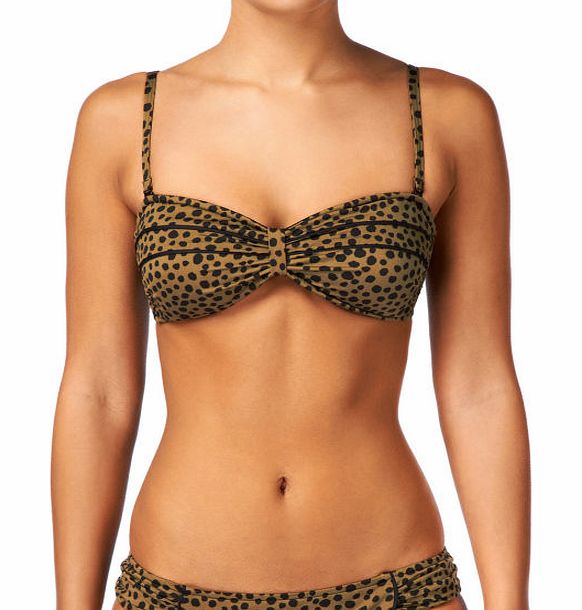 Ginja Womens Ginja Jersey Girl Piped Padded Bikini