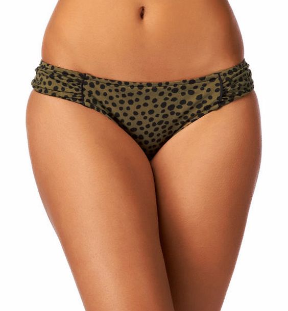 Ginja Womens Ginja Jersey Girl Ruched Hipster Bikini