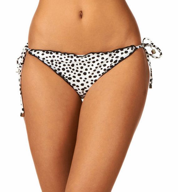 Ginja Womens Ginja Jersey Girl Ruffle Edge Tie Side