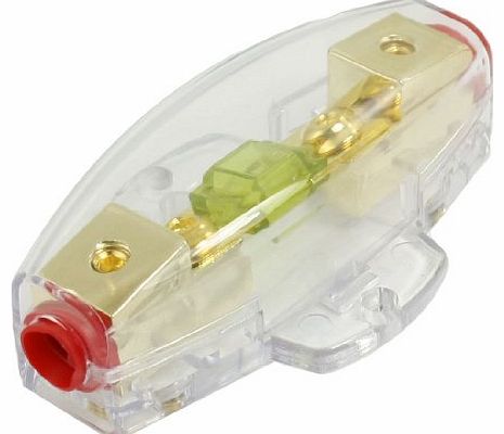 Gino Car Stereo Audio AMP Amplifier Wire Inline AGU Fuse Holder 100A